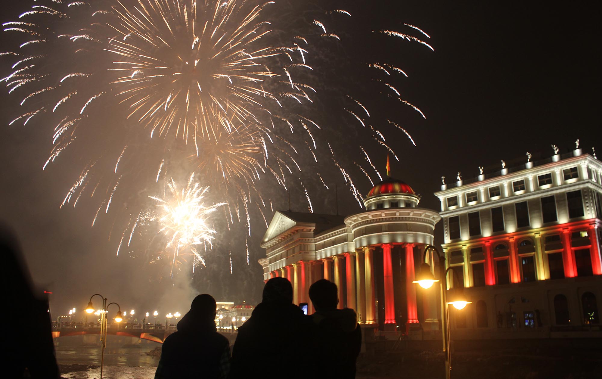 Нова година в Скопие