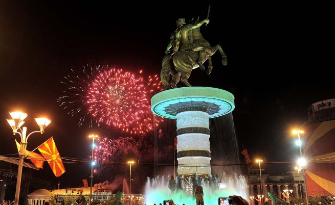 Нова година в Скопие