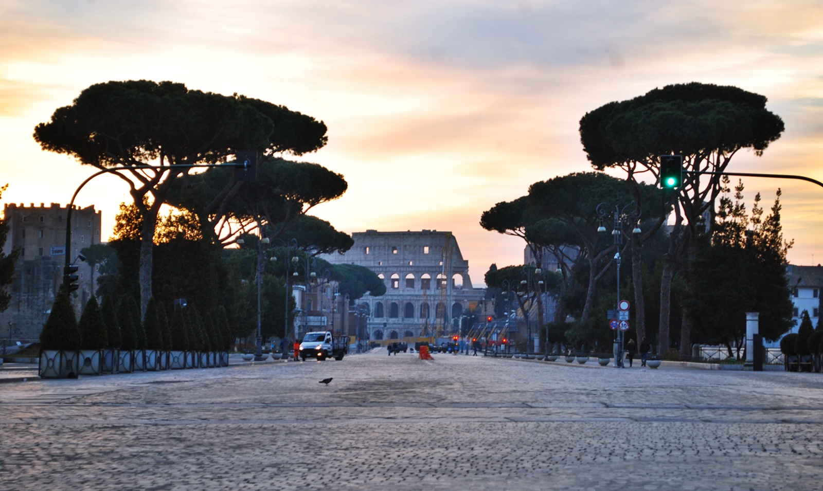 Рим за 3 дни - Колизеумът изгрев