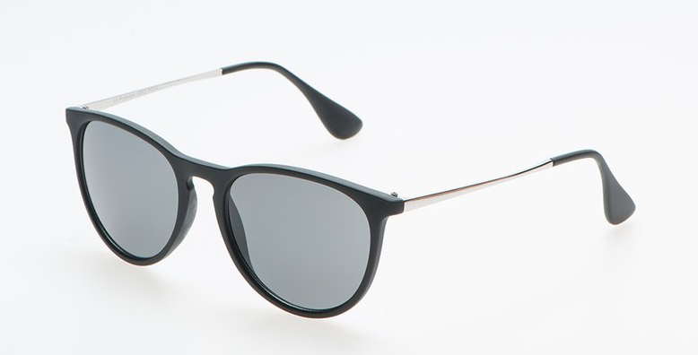 Vero Moda : Love Matte Black&Silvery Sunglasses